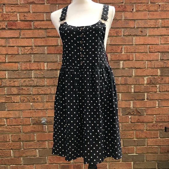 Polka dot overall dress - Picture 2 of 8